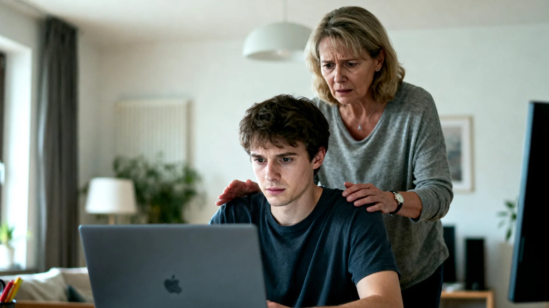 Die Mutter neigt dazu, ihren jungen erwachsenen Kindern gegenüber übermäßig fürsorglich zu sein – sie trifft Entscheidungen für sie, löst ihre Probleme, bevor diese die Möglichkeit haben, es selbst zu versuchen, und schützt sie vor jeglicher Form von Misserfolg oder Unannehmlichkeit. Dieses Verhalten, obwohl aus Liebe geboren, verhindert, dass die jungen Erwachsenen ihre eigene Autonomie, Verantwortung und Entscheidungsfähigkeit vollständig entwickeln können."