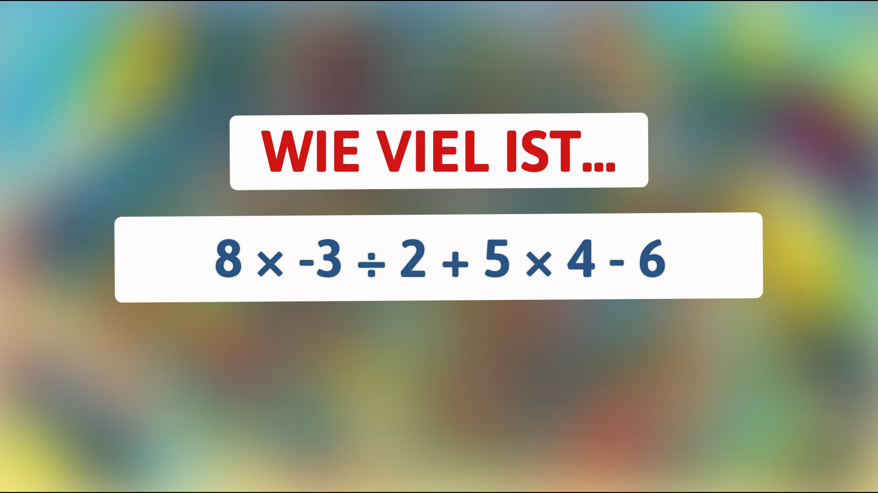 Nur 1 von 50 löst das richtig: Schaffst du dieses Mathe-Rätsel ohne Fehler?"