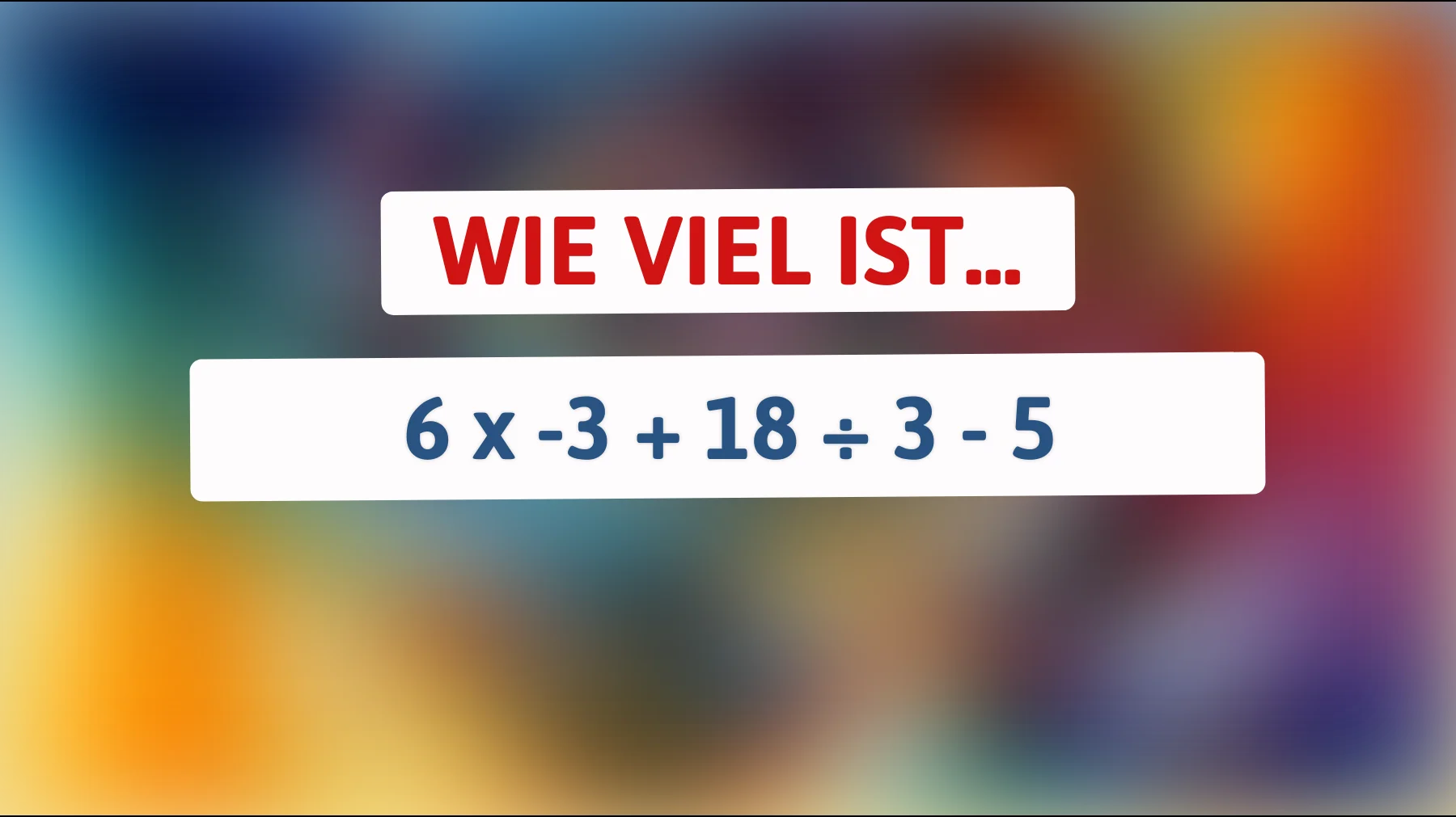 99 % liegen falsch: kannst du diese einfache Rechnung wirklich richtig lösen?"