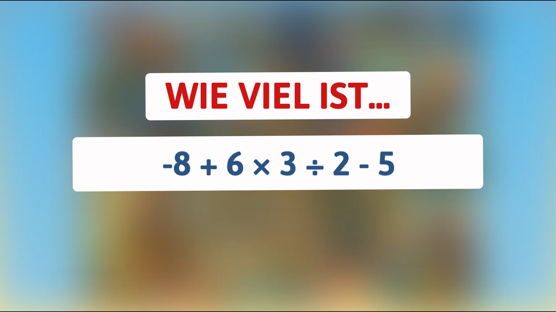 99 % rechnen hier falsch – schaffst du diese einfache Gleichung ohne Fehler?"