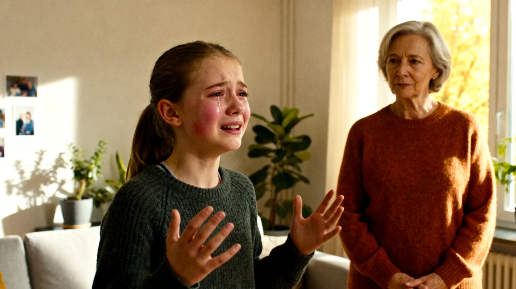 Die Großmutter beobachtet, dass ihre Enkeltochter (Teenager) bei der kleinsten Enttäuschung – sei es eine schlechte Note, ein Streit mit Freunden oder ein unerfüllter Wunsch – in heftige emotionale Ausbrüche verfällt: Sie schreit, schlägt Türen zu oder zieht sich völlig zurück. Die Großmutter weiß nicht, wie sie in diesen Momenten reagieren soll, ohne die Situation zu verschlimmern, und fragt sich, ob sie zu nachgiebig oder zu streng ist."