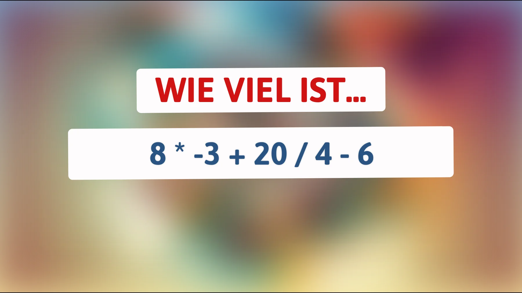 Nur die Klügsten knacken es: Schaffst du diese einfache, tückische Rechenaufgabe ohne Fehler?"