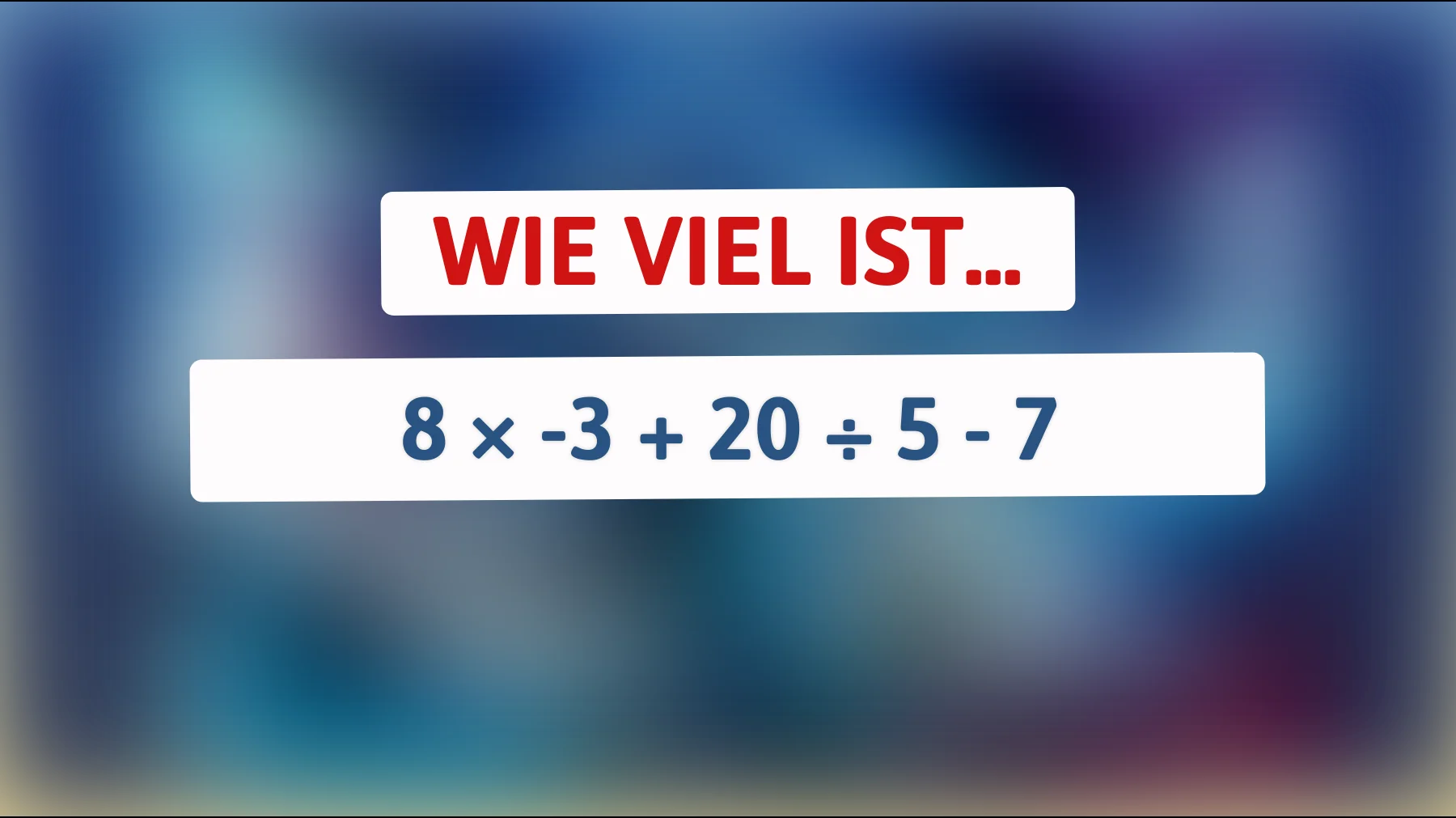 Nur wer wirklich schlau ist, löst dieses Mathe-Rätsel richtig – schaffst du es ohne Fehler?"