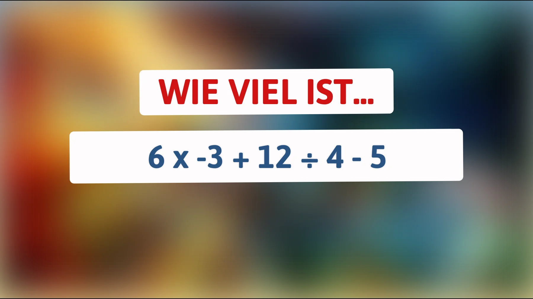 nur 1 von 10 schafft es: kannst du dieses einfache rechenrätsel richtig lösen?"